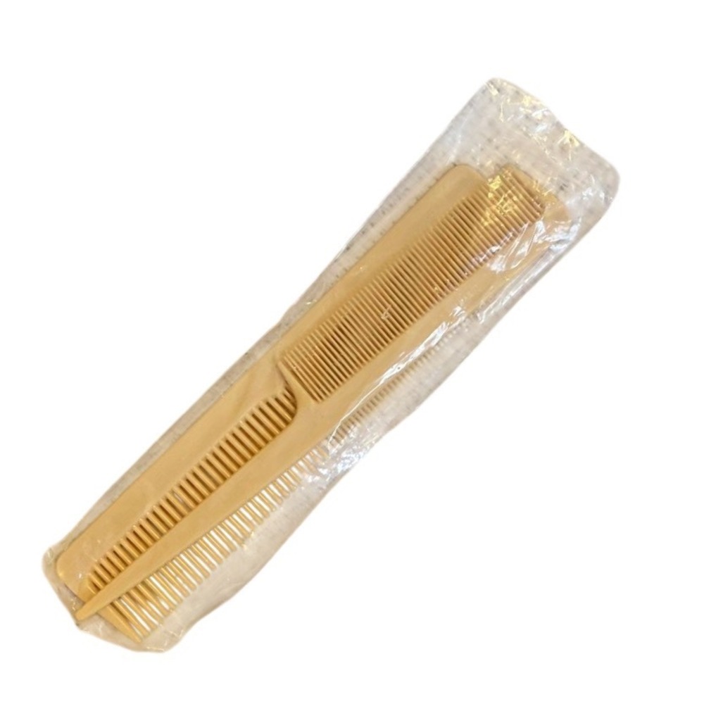 Vintage Stanley Hair Comb Set Cream Durable Nylon‎ to Style Detangle Unbreakable